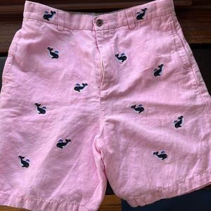 Brook Brothers Youth Pink Whale Shorts